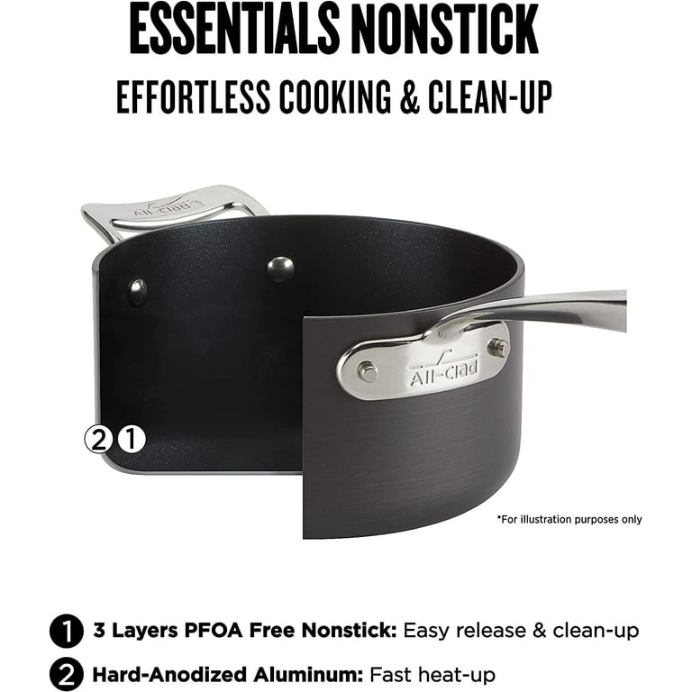 All-Clad Essentials Nonstick 7 Quart Multi-Pot with Insert