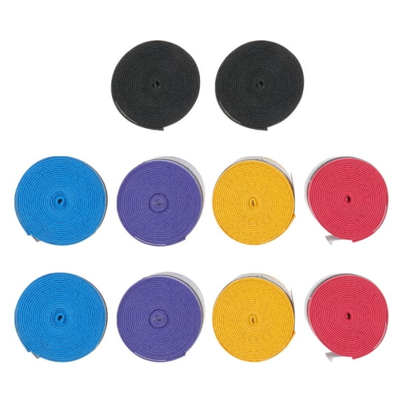 10pcs Professional Tennis Racket Grips Anti-slip Tape Fishing Rod Sweatbands Grip Tapes