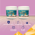 thumbnail image 3 of PINTEX Galon de Pintura para Pared Vinil-Acrílica | Fácil Aplicación, Alta Cobertura y Resistente a la Lluvia | Pintura Acrilica para Interiores Exteriores Mate | 3.8 L c/u | Color(ROSA BOMBON), 3 of 8