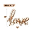 thumbnail image 3 of MINKUROW Large Pink Foil LOVE Balloons Banner,42 Inch Mylar Foil Letters Balloons Reusable Ecofriendly Material for Wedding Bridal Shower Anniversary, 3 of 5