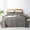 Gray, variant on Flymme Bedspreads for Queen Size Bed,3 Piece Burnt Orange Ultrasonic Embossed Thin Quilt Set, Lightweight Microfiber Coverlet Boho Bedding Sets for Bedroom Guest Room Decor