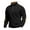 Black, variant on biudgviw Sweatshirt for Men Slim Quarter Zip Collared Long Sleeve Pullover Sweatshirt Fall Casual Solid Color Golf Shirt