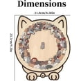 thumbnail image 7 of 135-Piece Colored Cat Shaped Wooden Jigsaw Puzzle,Cats Shaped Wooden Puzzle,Wooden Jigsaw Puzzles for Adults,Wooden Cat Puzzles for Cats Lovers,Home Decor & Gift, Stress Relief Gift for Adults, 7 of 7