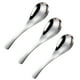 thumbnail image 2 of Cuchara de cocina de 3 piezas de acero inoxidable para espesar cucharas de cabeza redonda para el hogar, 2 of 7