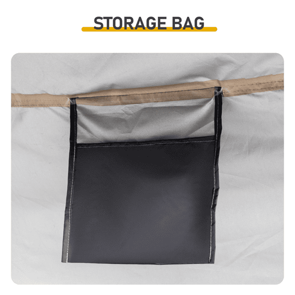 6.8x2.6Ft Bicycle Storage Shed, 210D PU Silver Coated Oxford Cloth Black Arc Bike Cover with Storage Bag & Carry Bag
