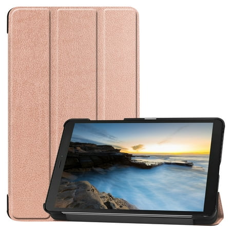Allytech New Galaxy Tab A 8.0 Case 2019 Model SM-T295 T290, Premium PU Leather Trifold Stand Lightweight Magnetic Folio Style Case Cover for Samsung Galaxy Tab A 8.0 2019 T290,