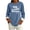 Blue-mock neck sweatshirt women, variant on YanHoo Fleece Sweatshirt for Women Trendy Letter Print Crewneck Pullover Tops Fall Casual Loose Fit Sweatshirts