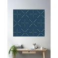 thumbnail image 2 of Sashiko Needlework 5 Poster Wall Art, Modern Wall Decor For Living Room Bedroom, 16x24 UNFRAMED, 2 of 3