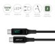 thumbnail image 3 of Cable USB-C a USB-C AceFast Trenzado con Pantalla 2m negro C6-03, 3 of 6