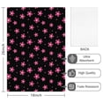 thumbnail image 2 of 4 Pcs Pioneer Flower Floral Print Pattern Kitchen Towels, Funny Microfiber Dish Towel Set, 18" X 26" Tea Towels, 2 of 6