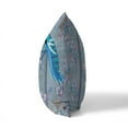 thumbnail image 3 of Enchanted Peacock Throw Pillow with Removable Cover in Blue 16x16, 3 of 4