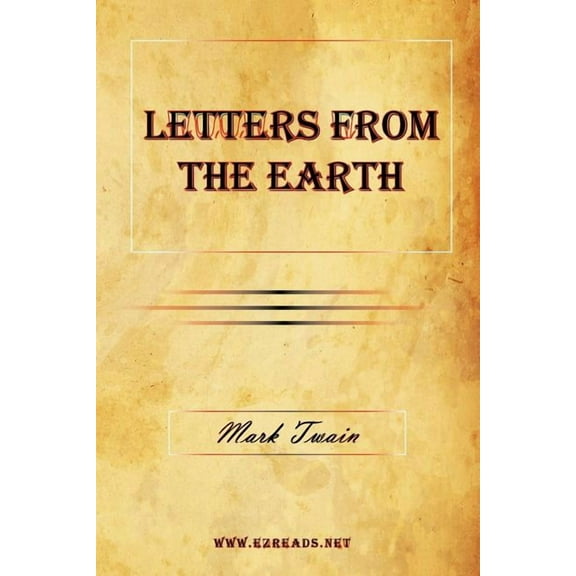 Letters From The Earth, (Paperback)