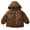 Khaki, variant on Kids Down Jacket Boys and Girls Winter Coat (2-13 Years), White Duck Down Puffer Jacket, Warm Hooded Parka