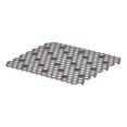 thumbnail image 1 of Patas elevadas hexagonales diversificadas de Secado rápido, Protector Resistente con Superficie Antideslizante, Alfombrilla pequeña para fregaderos duales, 10.5 x 12 Pulgadas, Gris, 1 of 8