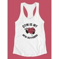 thumbnail image 3 of Gym Is My New Boyfriend Art Racerback Tank Women -Smartprints Designs, Female x-Small, 3 of 4