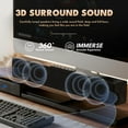 thumbnail image 4 of Ficcug Sound Bars for Smart TV,60W 5.3 Soundbar with Built-in Subwoofer,3D Surround Home Theate TV Audio Speaker System for Bluetooth, AUX,Coaxial,HDMI-ARC,USB Connect, 4 of 9