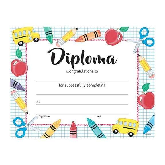 Great Papers Grade School Diploma - Letter A Size (8.5 in x 11 in) 65 lbs - 15 sheet(s) certificate paper