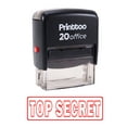 thumbnail image 2 of Printtoo Rubber Stamp Office Stationary TOP SECRET Self Inking Stamp-Red, 2 of 2