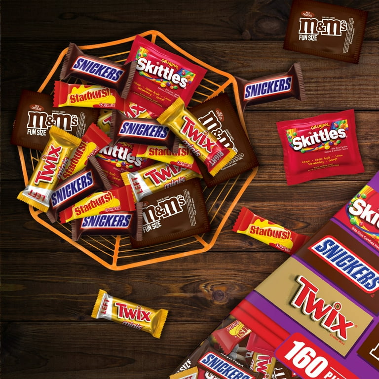 Mars Mixed M&M's, Snickers, Twix, Skittles, Starburst Mars Mixed M&M's, Snickers, Twix, Skittles, Starburst