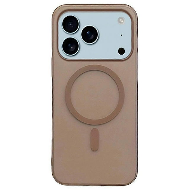For iPhone 17 Pro Case Compatible with MagSafe Precise Cutouts Matte PC Phone Cover - Transparent Pu