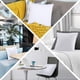 thumbnail image 5 of Juego de 1 cojines Utopia Bedding, color blanco, 60 x 60 cm, 5 of 5