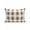 Brown, variant on Outdoor Pillows Waterproof, Aqua Plaid Bedding Throw Pillows with Insert for Couch Sofa Bed, Spring Summer Farmhouse Buffalo Checkered 16x16 Inch Pillowcases Decorative Camping Patio Pillow Set of 1