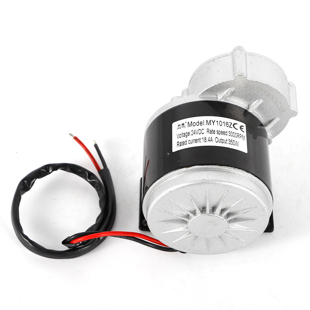 350W 24 V DC electric motor for bicycle bike scooter gear reduction 300 Rpm for Small Electric Vehicles, Mopeds, Mini Bikes