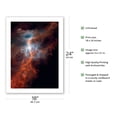 thumbnail image 2 of The Dusty Side of the Sword of Orion - European Space Agency's Hershel Space Observatory - NASA Color Photo - Bamboo Fine Art 290gsm Paper Print (Unframed) 18x24in, 2 of 4