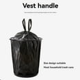 thumbnail image 6 of Small Trash Bags, 100 PCS 3 Gallon Black Garbage Bags for Kitchen Bathroom Bedroom Use, 6 of 8