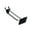 Black, variant on Azar Displays 800014-WHT White 4" Glass-Filled Nylon Scan Hook: 0.225" Diameter, 50-Pack