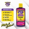 thumbnail image 2 of Wizards Metal Polish Cream Metal Renew - Cleans, Shines and Protects All Metals - Cream Fast-Cut Polish and Stainless Steel Cleaner - High Gloss Metal Polish - 8 oz, 2 of 5
