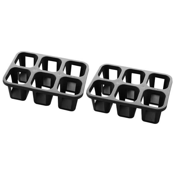 unbranded 2 Pcs Plant Stand 6 Hole Bracket Small Flower Pot Tray