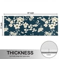 thumbnail image 5 of Kitchen Rugs Sets Of 2,Pioneer Flower Floral Print Pattern Anti Fatigue Kitchen Mat Rugs Non Slip Washable,Decorative Kitchen Floor Mats for Kitchen,Sink,Laundry,17"X47", 5 of 5