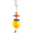 thumbnail image 2 of Flmtop Parrot Hanging Ornaments Ball Bell Flower Design Bite Toy Chew Swing Bird Tool Random Color, 2 of 5