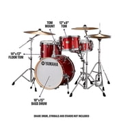 Yamaha Stage Custom Bop Kit 3-Piece Drum Set, Cranberry Red