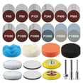 thumbnail image 2 of 133 PCS 3 Inch Sanding Disc Drill Polishing Kit, 60-10000 Grits Sandpaper Buffing Pads with Hook and Loop Sanding Discs, 2 of 8