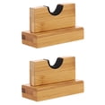 thumbnail image 1 of FESTFENDS Baseball Lovers 1 Pair Bamboo Bat Hangers for Home Use and Display Purposes, 1 of 8