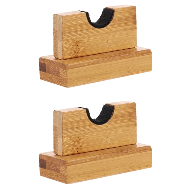 FESTFENDS Baseball Lovers 1 Pair Bamboo Bat Hangers for Home Use and Display Purposes