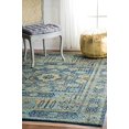 thumbnail image 2 of Vintage Emelda Blue 4' x 6' Area Rug, 2 of 3