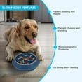 thumbnail image 6 of Slow Feeder Dog Bowls Slow Eating Pet Bowls Puzzle Anti-Gulping Interactive Bloat Durable Preventing Choking Healthy Dogs Bowl, 6 of 6