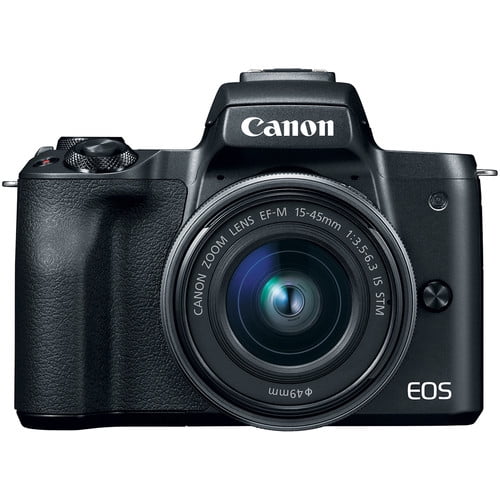 Canon EOS M50 Mirrorless Digital Camera +15-45mm Lens (Intl Model