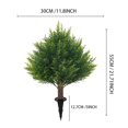 thumbnail image 4 of 1 unidad, bola de planta verde real, boj, ciprés, bola en maceta, adornos for porche, 4 of 4