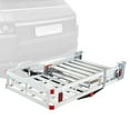 thumbnail image 1 of VEVOR Hitch Mount Wheelchair Carrier 47.2" x 27.6", 500LBS Mobility Scooter Carrier with Folding Ramp, Aluminum Trailer Hitch Rack Basket with Stabilizer, Straps, Fit 2" Hitch Receiver for SUV Van Car, 1 of 9
