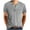 Light Gray, variant on Xihbxyly Casual Tops for Men Big & Tall Button Crew Neck Short Sleeve Quick Dry T Shirt Tops Casual Stylish Solid Slim Fit Tops Casual Stylish Trendy for Traveling