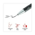 thumbnail image 6 of Universal 39724 0.7 mm. Medium Comfort Grip Retractable Gel Pen - Black Ink, Gray/Black/Silver Barrel (36/Pack), 6 of 8