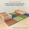 thumbnail image 5 of ECR4Kids SoftZone Play Patch Activity Mat and Toy Bins, Beginner Playset, Earthtone, 6-Piece, 5 of 9