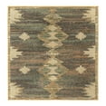 thumbnail image 3 of Unique Loom Baja Outdoor Collection Area Rug - Cabo (5' 3" Square Multi/Blue), 3 of 7
