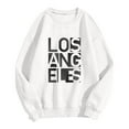 thumbnail image 3 of OUSITAID Femmes Mode Sweat-Shirts Cou Pull Mignon à Manches Longues Tops Sweat à Capuche, 3 of 3