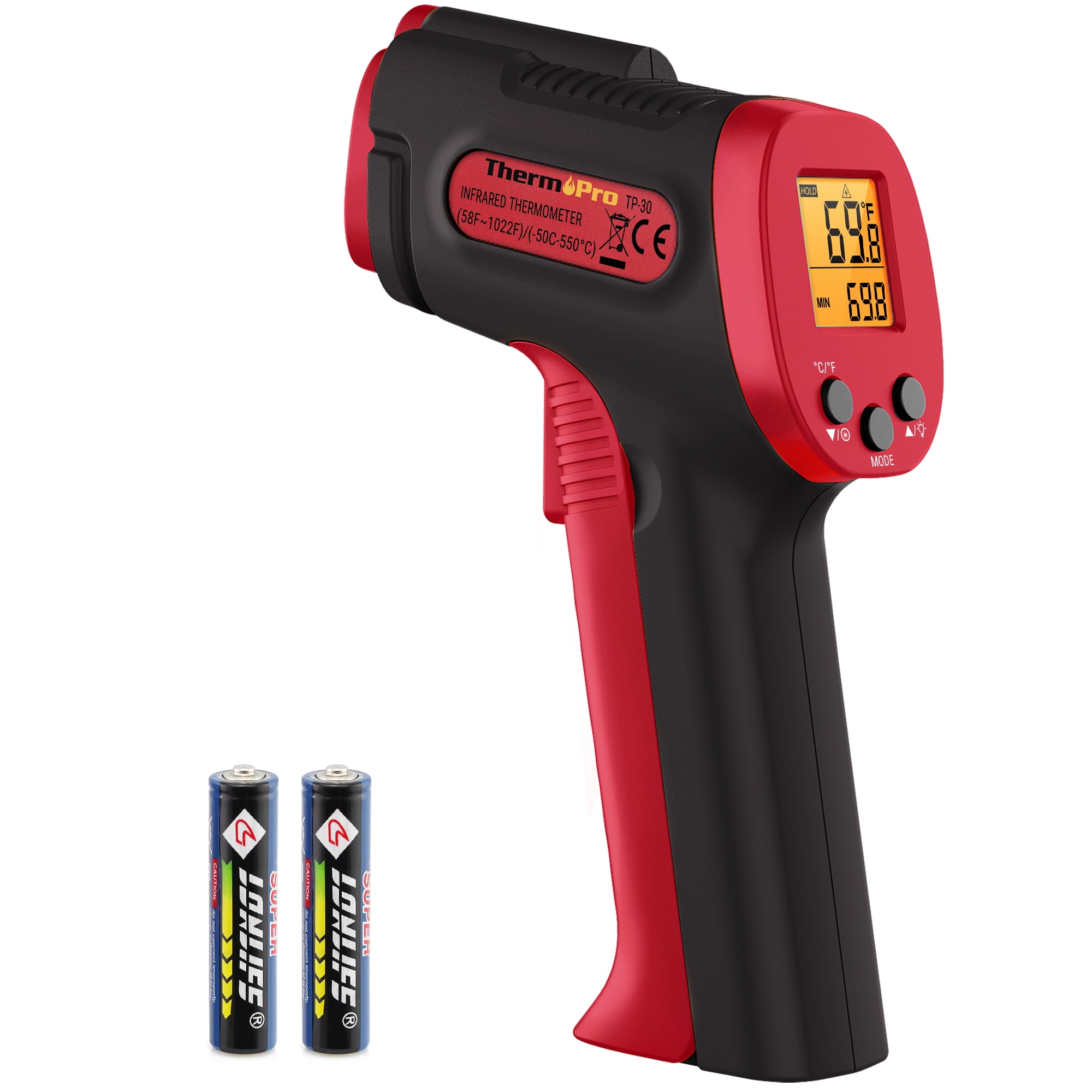 Details about   LCD IR Non-Contact  Infrared Laser Temperature Thermometer Thermometer Bady Gun 