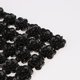 thumbnail image 3 of 100 pedazos / set los granos ahuecados de los cequis florecen para los artes de coser 20m m negro Sunnimix Flor de lentejuelas, 3 of 6